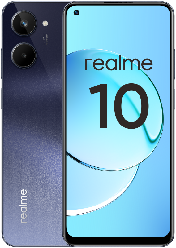 Купить Смартфон realme 10 8/128 ГБ RU, черный